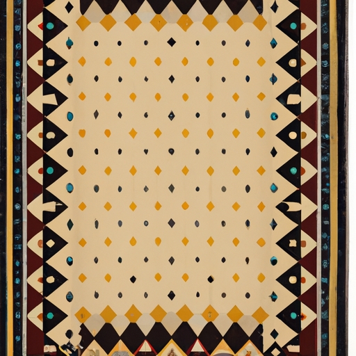 Luxurious Handmade Southwestern Home Rug